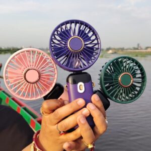 Rechargeable Mini Fan Digital Display – A18 (5 Gear)