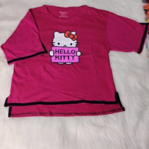 Ladies Drop Shoulder T-Shirt – Hello Kitty Design