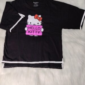 Ladies Drop Shoulder T-Shirt – Hello Kitty Design