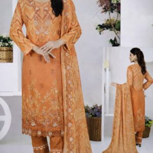 Embroidered Cotton Unstitched 3Piece